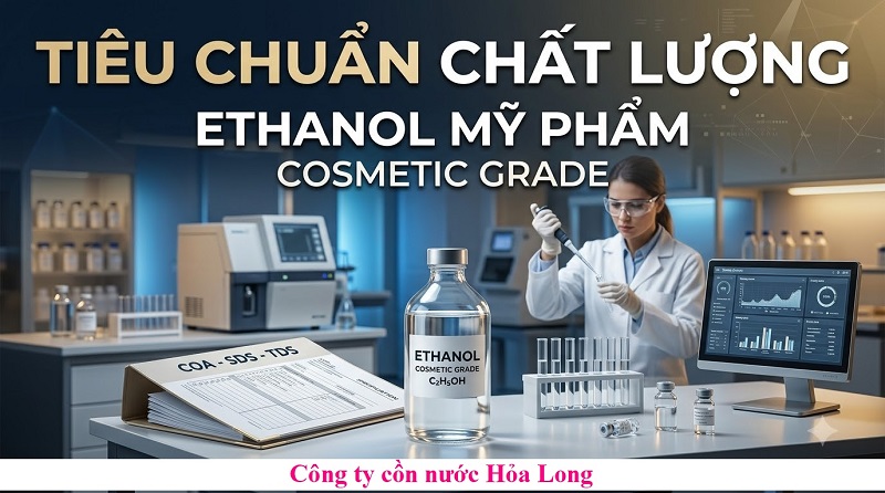 Ethanol Mỹ Phẩm Cosmetic Grade – Tiêu Chuẩn, Ứng Dụng Và Cách Lựa Chọn